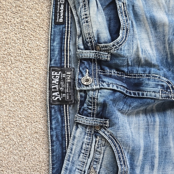 Salvage Men’s Havoc Slim Straight Jeans - 32L - Picture 2 of 3